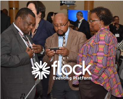 screenshot of Flock Eventing Platform